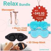 Relax and Restore Bundle 3D Blackout Mask - Warm & Cold Mask