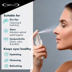 The Eye Doctor Hypochlorous Eyelid Spray - Eyelid & Lash Cleanser