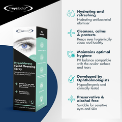 The Eye Doctor Hypochlorous Eyelid Spray - Eyelid & Lash Cleanser