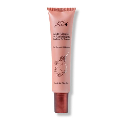 100% Pure Multi-Vitamin Antioxidants PM Treatment pink tube 43ml