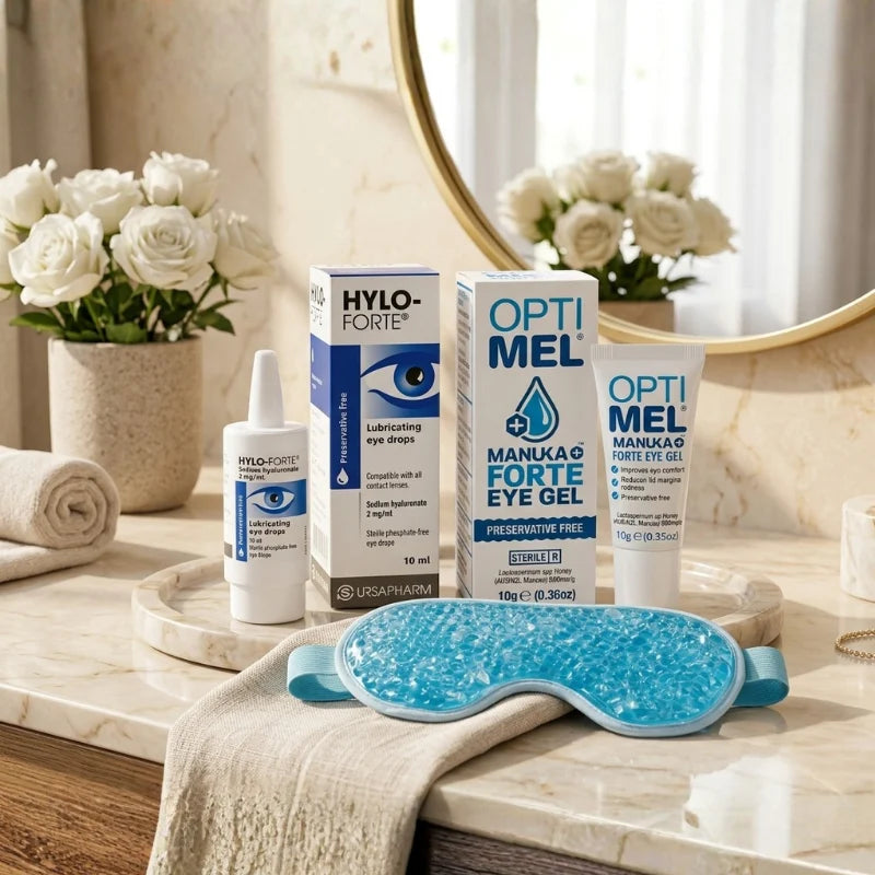 Dry Eye Relief Bundle - Heat Mask and Eye Drops