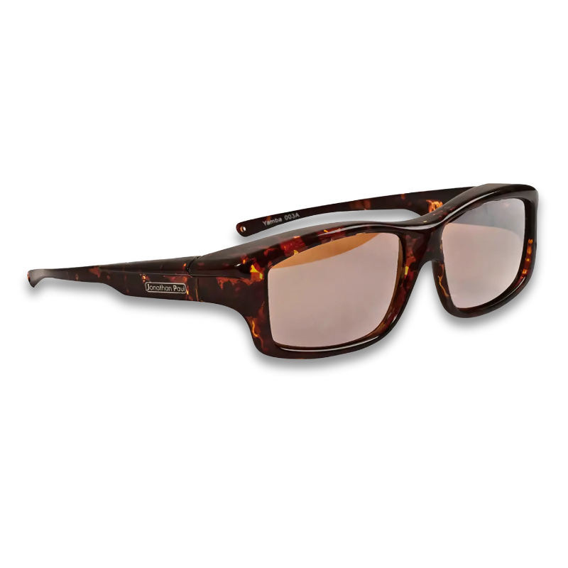 Fitover Sunglasses Jonathan Paul Extra Large Tortoiseshell Amber