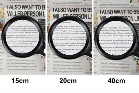 Bright Field Magnifying Glass | SeeBigger™ Diamond 3x Ultra HD