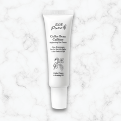 Coffee Bean Caffeine Eye Cream | 100% Pure | Brightening for Dark Circles | 30ml
