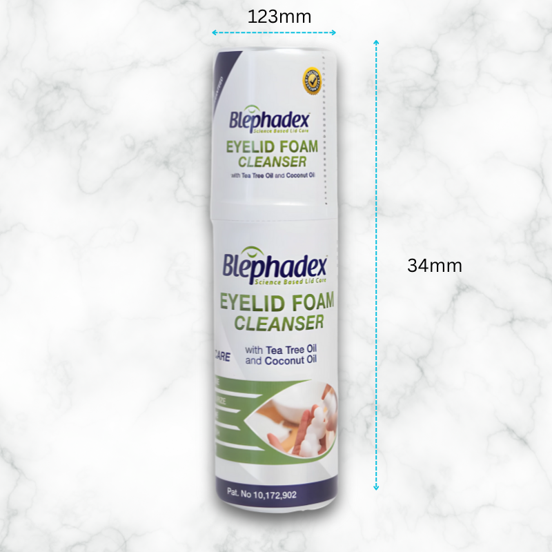 Blephadex Eyelid Foam Cleanser 50ml for itchy, irritated eyelids
