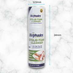 Blephadex Eyelid Foam Cleanser 50ml for itchy, irritated eyelids