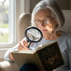 Bright Field Magnifying Glass | SeeBigger™ Diamond 3x Ultra HD