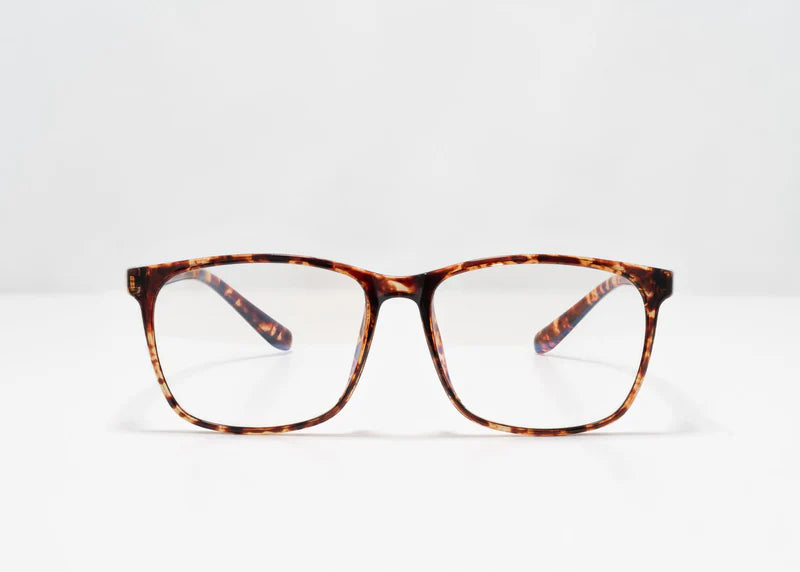 Tortoiseshell Anti Blue Light Adult Glasses with UV Filtering FDA Approved
