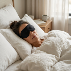 Premium 3D Blackout Sleep Mask for Comfortable, Deeper Sleep