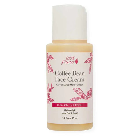 Coffee Bean Caffeine Face Cream  | 100% Pure | Depuffing