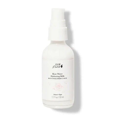 Rose Water Hydrating Milk | 100% Pure | Deep Hydration with Hyaluronic Acid