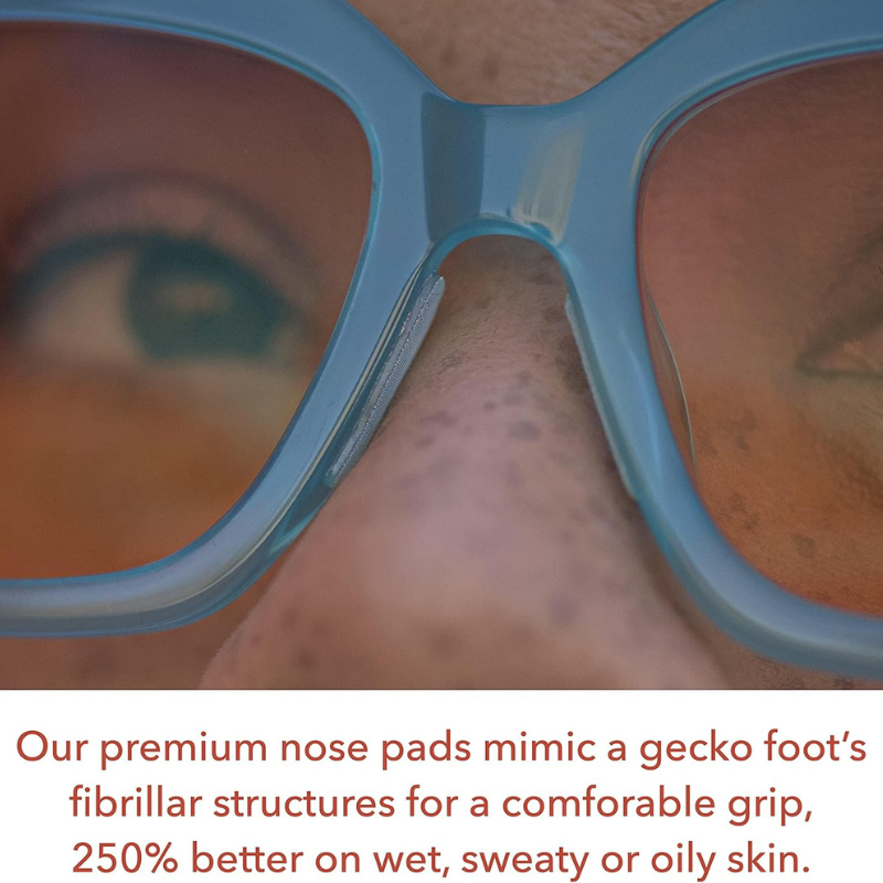 Nose Pads Clear Anti Slip 1mm | Standard Size | 5 Pairs