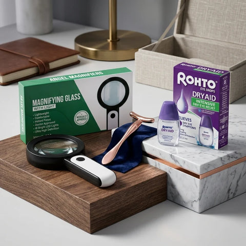 Low Vision Gift Bundle - Magnifiers for Parents