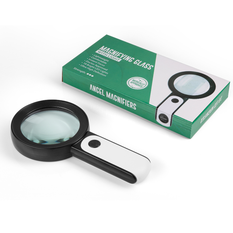 Bright Field Magnifying Glass | SeeBigger™ Angel 4x Ultra HD