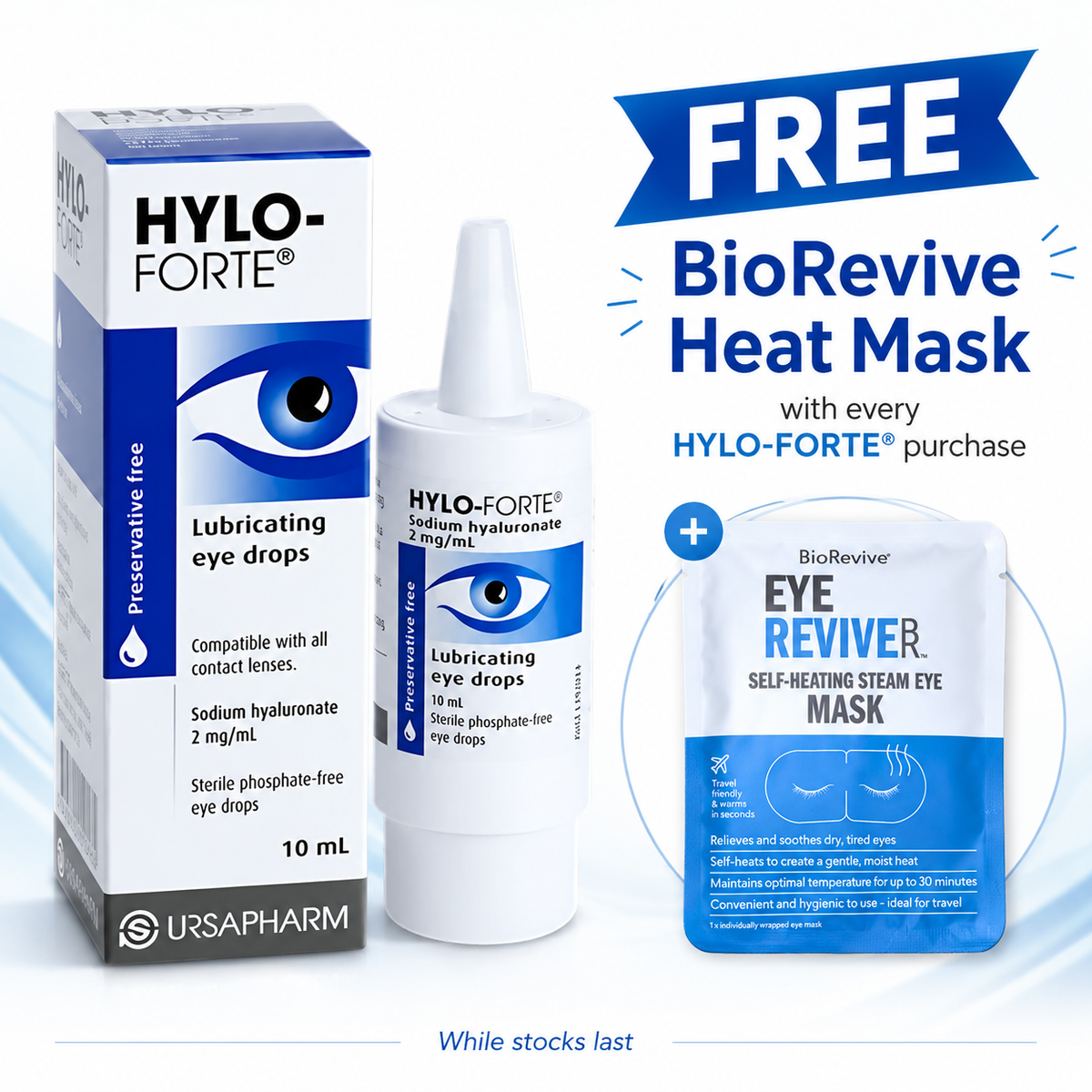 Hylo Forte 0.2% | Lubricating Eye Drops 10 ml (2 mg/ml)