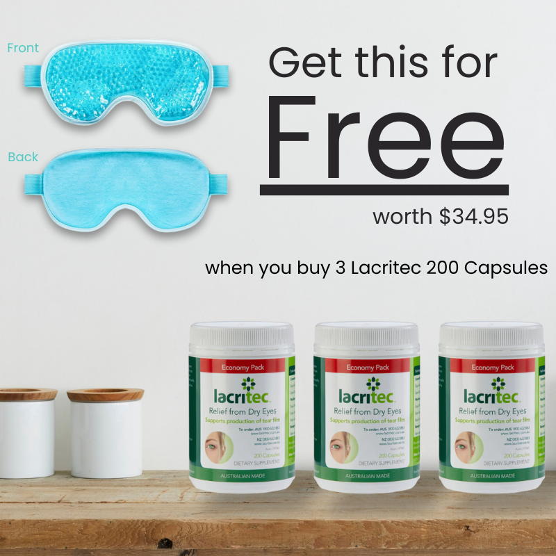 Lacritec Dry Eye Relief Supplement | Buy 3 Special Offer