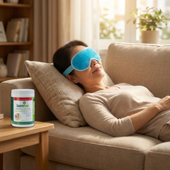 Eye Mask Hot and Cold Use | Reusable with Soft Gel Beads