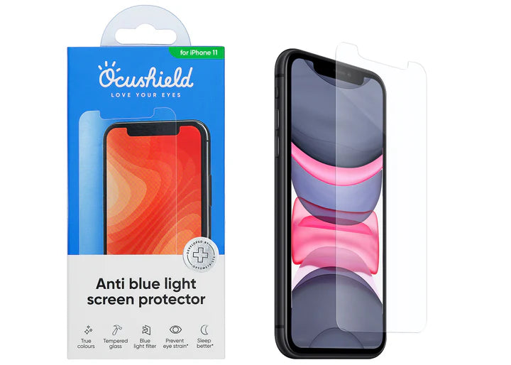 Anti blue light screen protector for iPhone