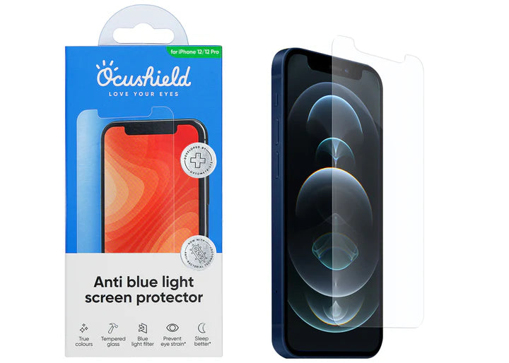 Anti blue light screen protector for iPhone