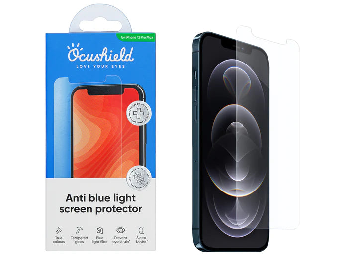 Anti blue light screen protector for iPhone