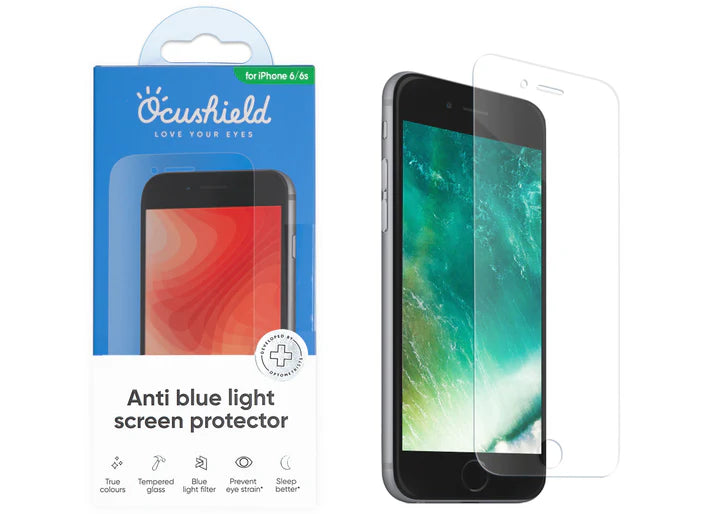 Anti blue light screen protector for iPhone