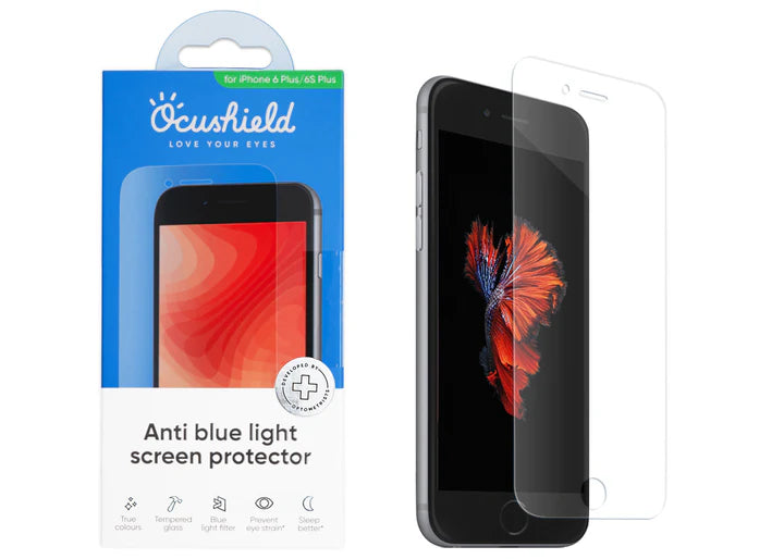 Anti blue light screen protector for iPhone