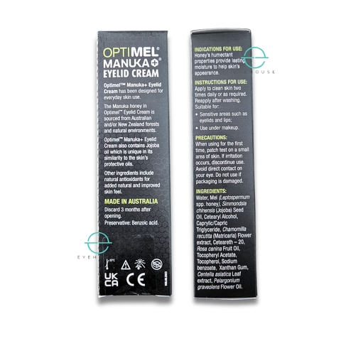 Optimel Eyelid Cream | For Dry Flakey Eyelids | 15g