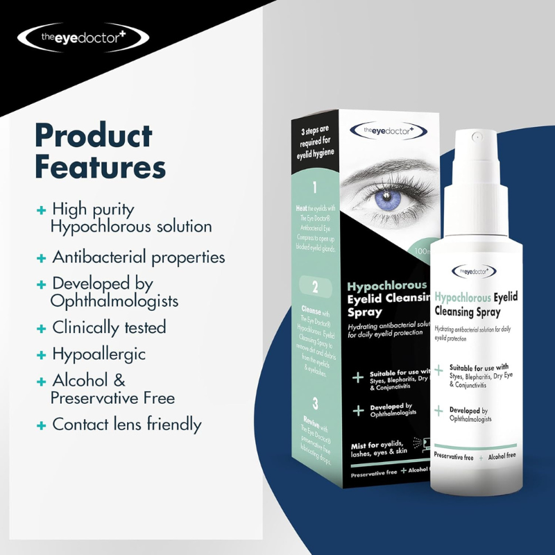 The Eye Doctor hypochlorous eyelid spray