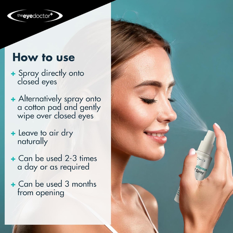 The Eye Doctor hypochlorous eyelid spray detail