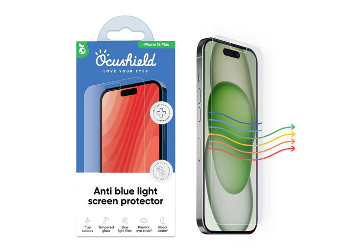 apple iphone 15 plus blue light filter