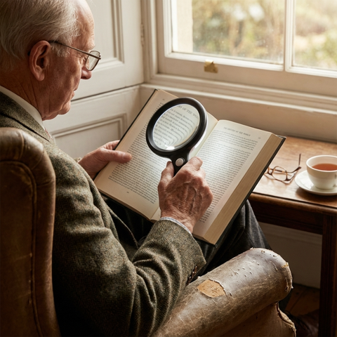 Bright Field Magnifying Glass | SeeBigger™ Diamond 3x Ultra HD