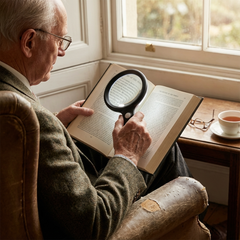 Bright Field Magnifying Glass | SeeBigger™ Diamond 3x Ultra HD