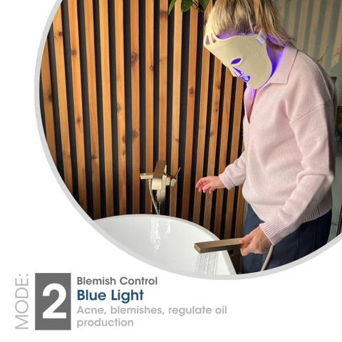 Fringe Red Light Face Mask - Wireless LED Light Therapy Mask