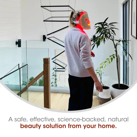 Fringe Red Light Face Mask - Wireless LED Light Therapy Mask