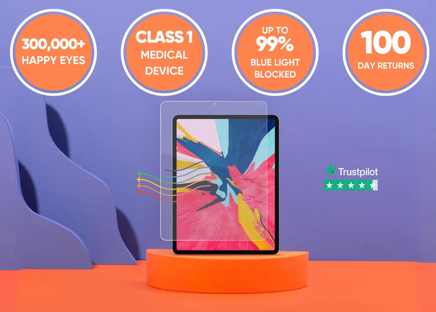 iPad Anti Blue Light screen protector