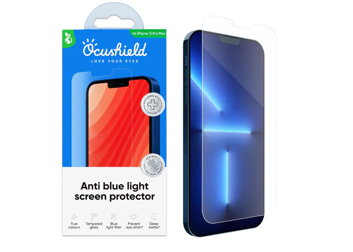 Anti blue light screen protector for iPhone