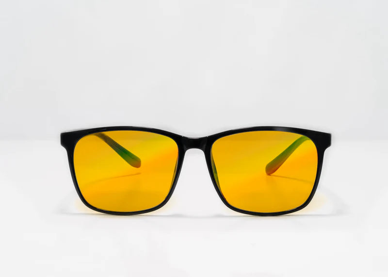 Black Anti Blue Light Adult Glasses for Evening FDA Approved