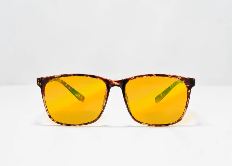 Tortoiseshell Anti Blue Light Adult Glasses for Evening FDA Approved