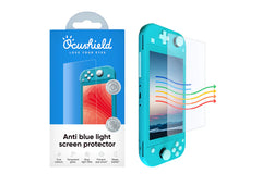 Anti Blue Light Tempered Glass for Nintendo Switch Lite. With Anti-Bacterial Technology