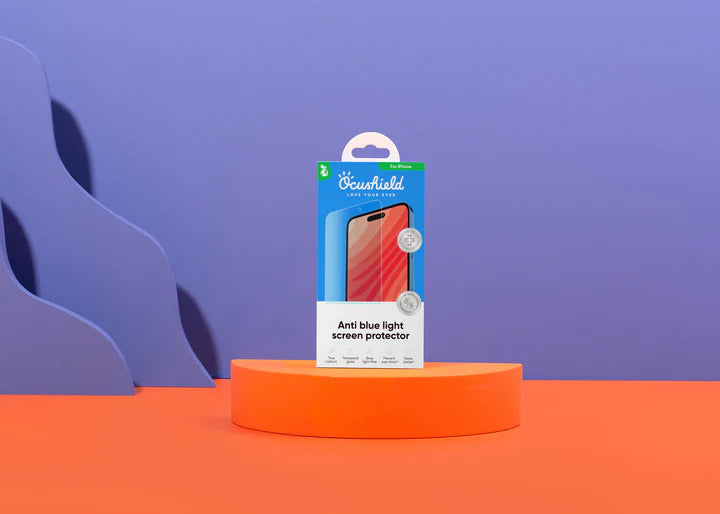 Anti blue light screen protector for iPhone