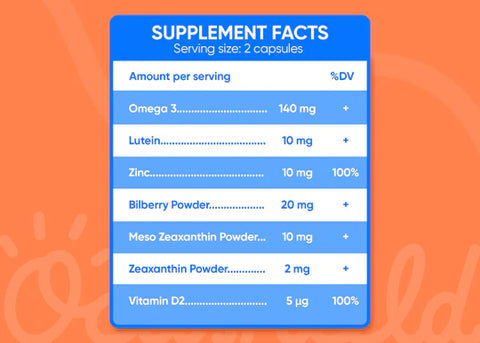 Ocushield Advance 360 eye health supplement